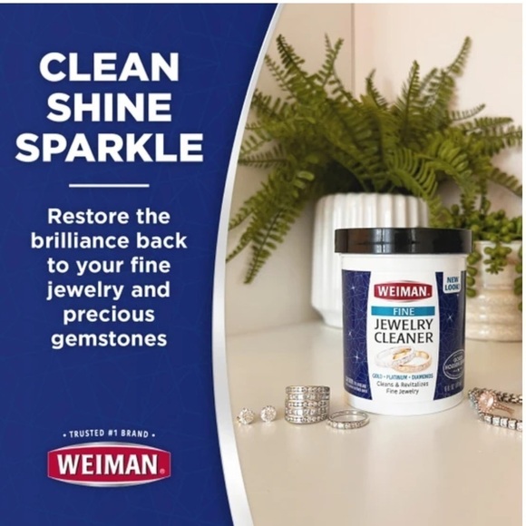 WEIMAN fine Jewelry Cleaner work GOLD PLANTINUM DIAMONDS cleans Revitalizes - Picture 6 of 6
